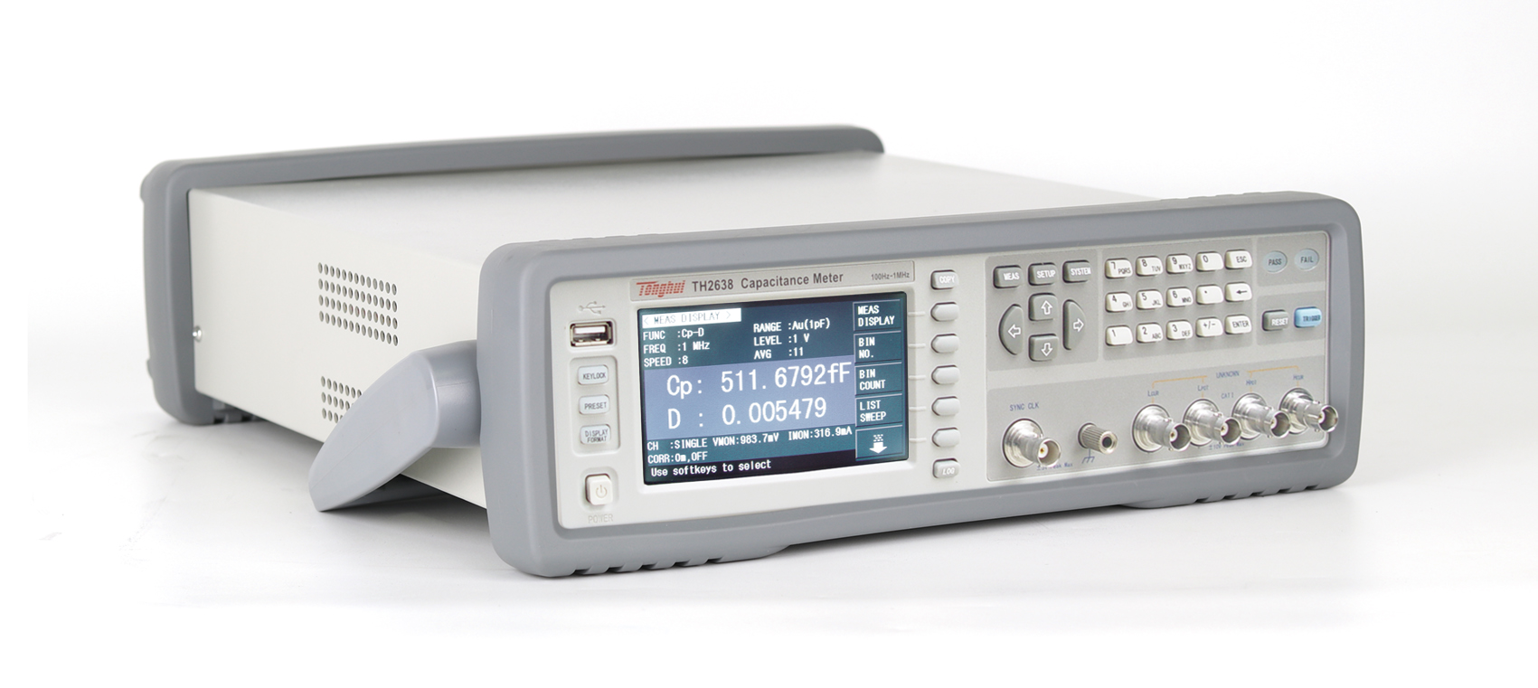 TH2638 high-speed precision capacitance measuring instrument