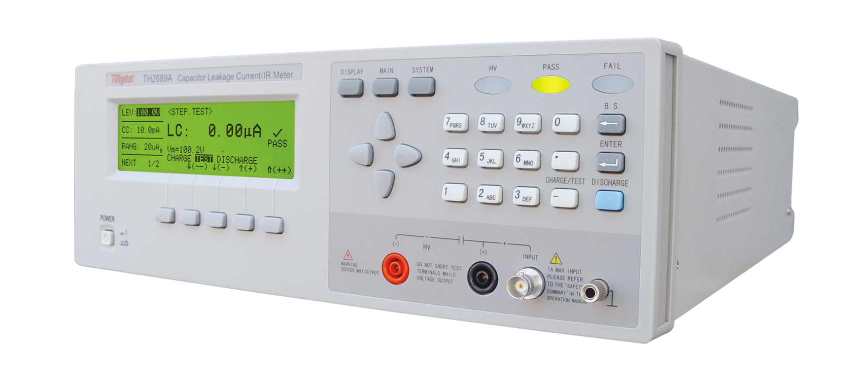 TH2689A capacitor leakage current/insulation resistance tester