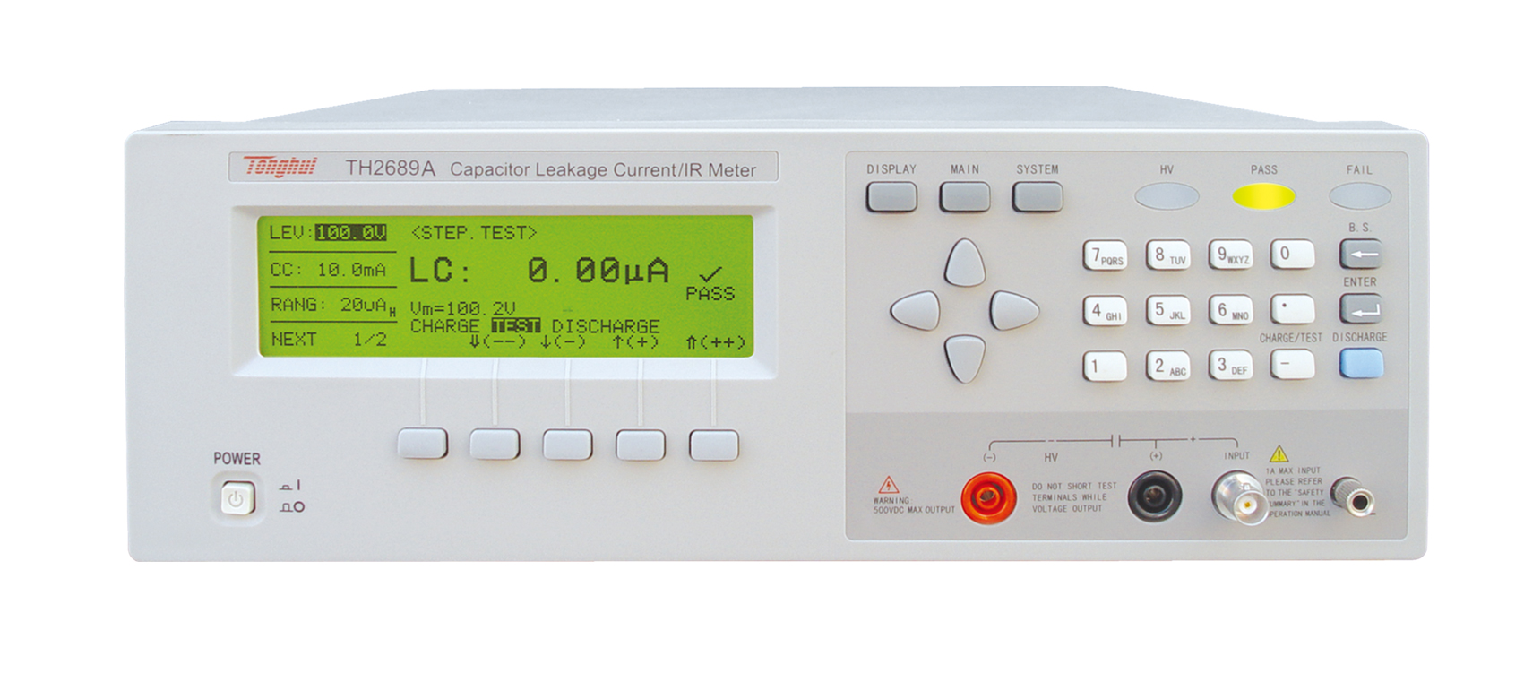 TH2689A capacitor leakage current/insulation resistance tester