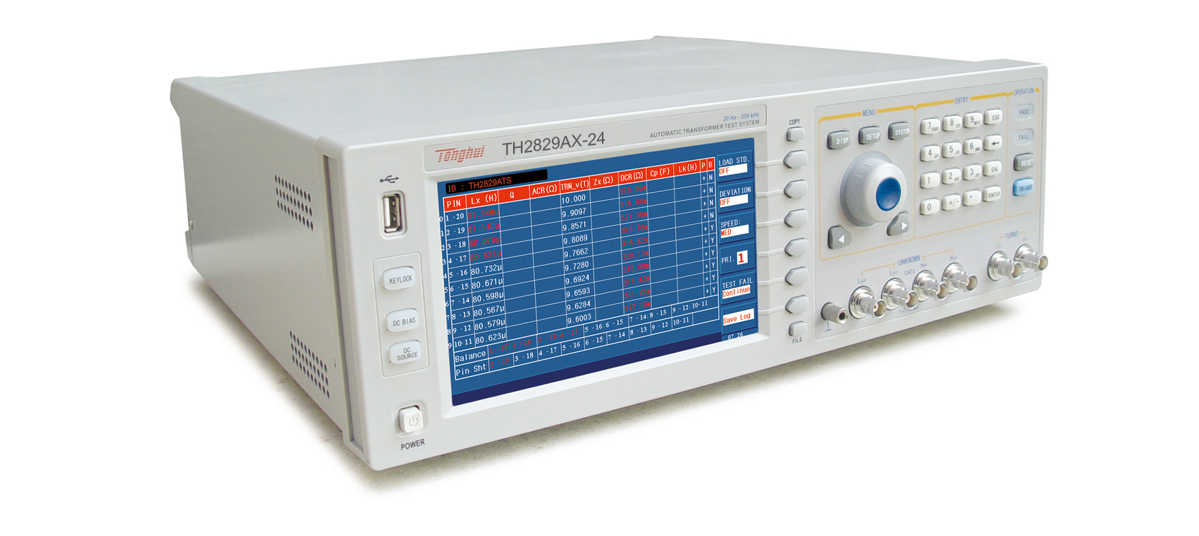 TH2829AX-24 自动变压器测试系统