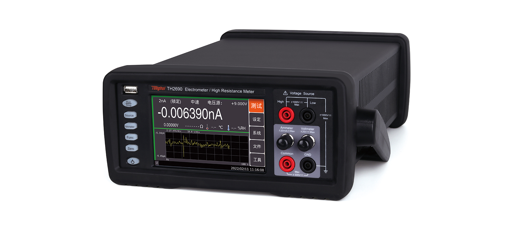 TH2690 flying ammeter/electrometer/megger