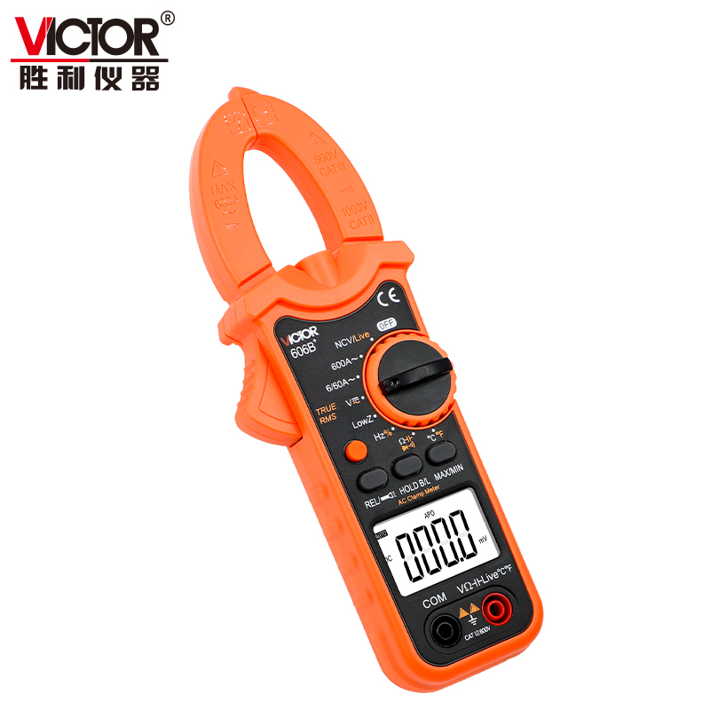VICTOR 606+/606B+606C++钳形表