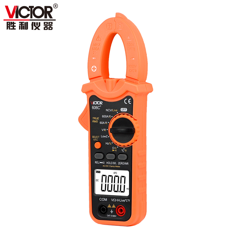 VICTOR 606+/606B+606C++钳形表