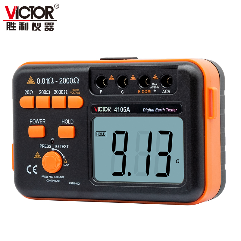 VICTOR 4105A接地电阻测试仪打桩