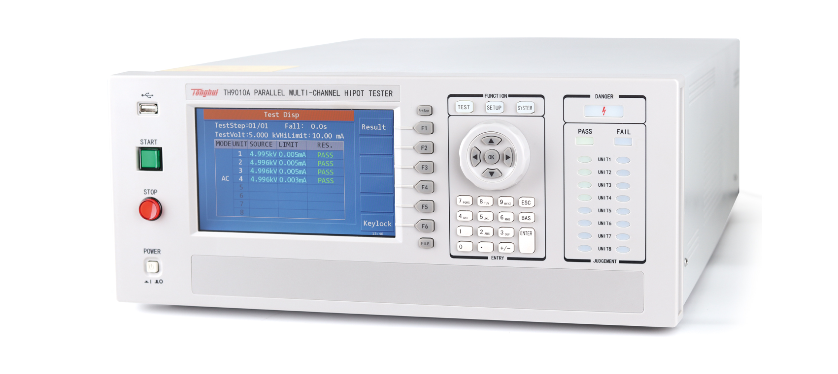 TH9010A parallel multi-channel withstand voltage tester