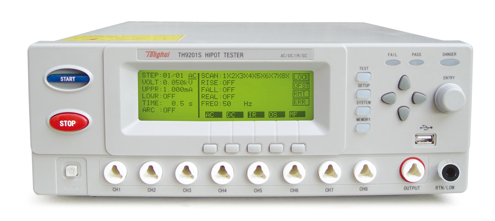 TH9201S Programmable AC/DC Voltage Withstand Insulation Tester