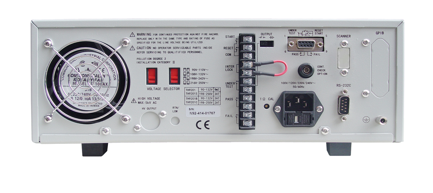 TH9201S Programmable AC/DC Voltage Withstand Insulation Tester