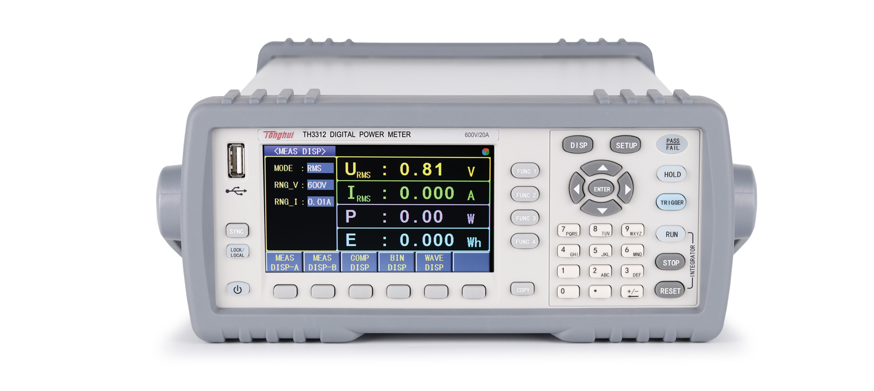 TH3312 single phase digital power meter
    