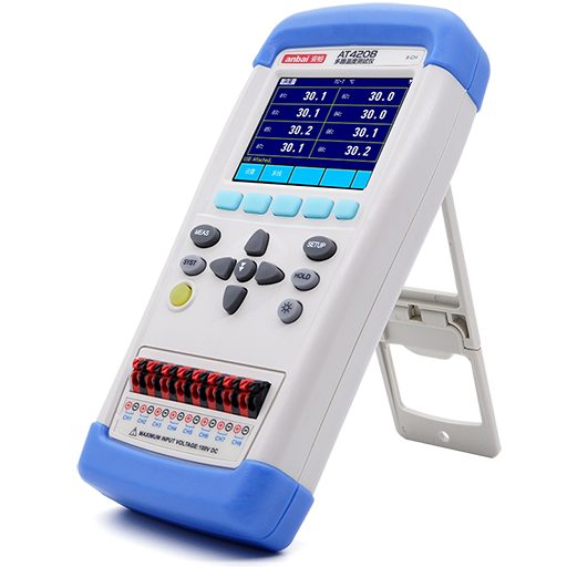 AT4208手持多路温度测试仪