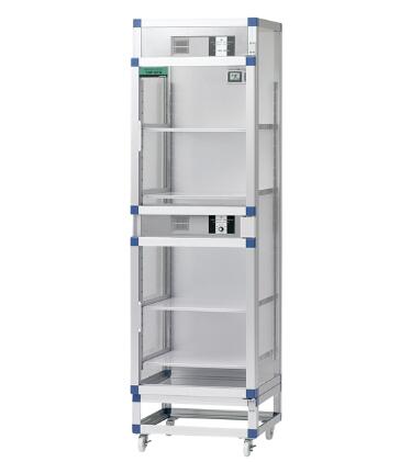 自动防潮箱 (FN Twin型) オートドライデシケーターFNツイン DESICCATOR AUTO-DRY