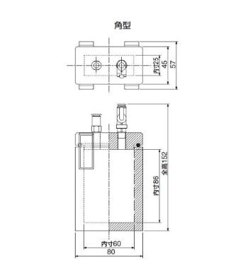 支持气体置换便携式真空样品箱 方形 